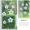 9 Pcs Small Flower Window Pattern Stickers Decorative Decal Flowers Anti-collision Pvc Decals