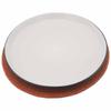 Placemat Jute Cotton 30cm Clay Border Natural