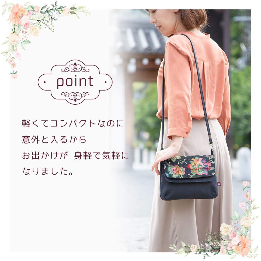 Сумка через плечо для японского Gobelin Birthday [crearekiki] для женщин, кроссбоди, маленькая, легкая, Япония, стиль, плетение, пошетт, макарон, 2way,