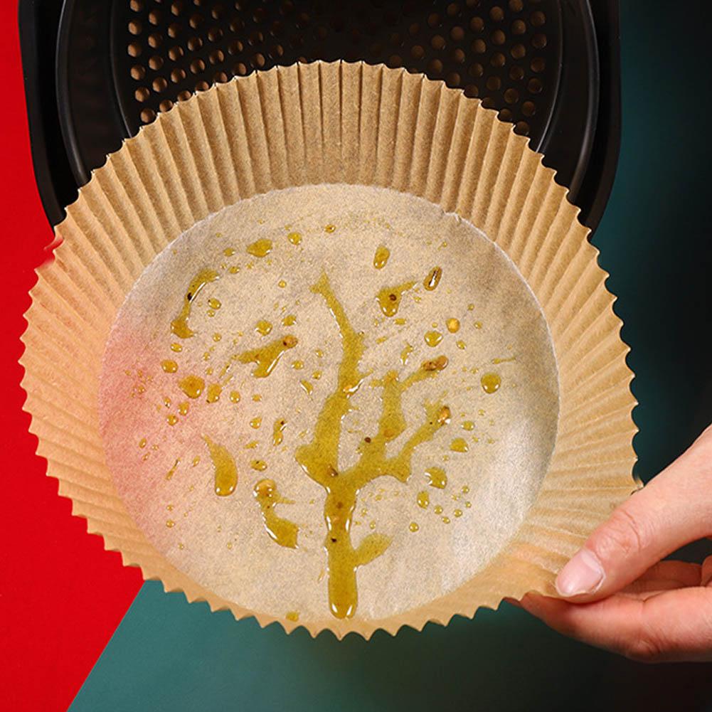 Бумажная подкладка для фритюрницы, антипригарная подставка для выпечки, маслостойкая и маслопоглощающая бумага для бытовой плиты для барбекю, пищевой духовки, кухонной сковороды
