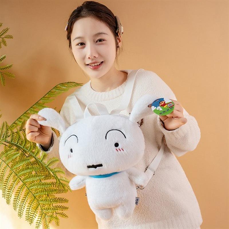 Аниме Рюкзак Кролик Шин-чан Милый Плюшевый Мультяшный Кролик Шин-чан Мягкие Игрушки Сумка Сопровождающие Куклы Украшение Спальни Подарок