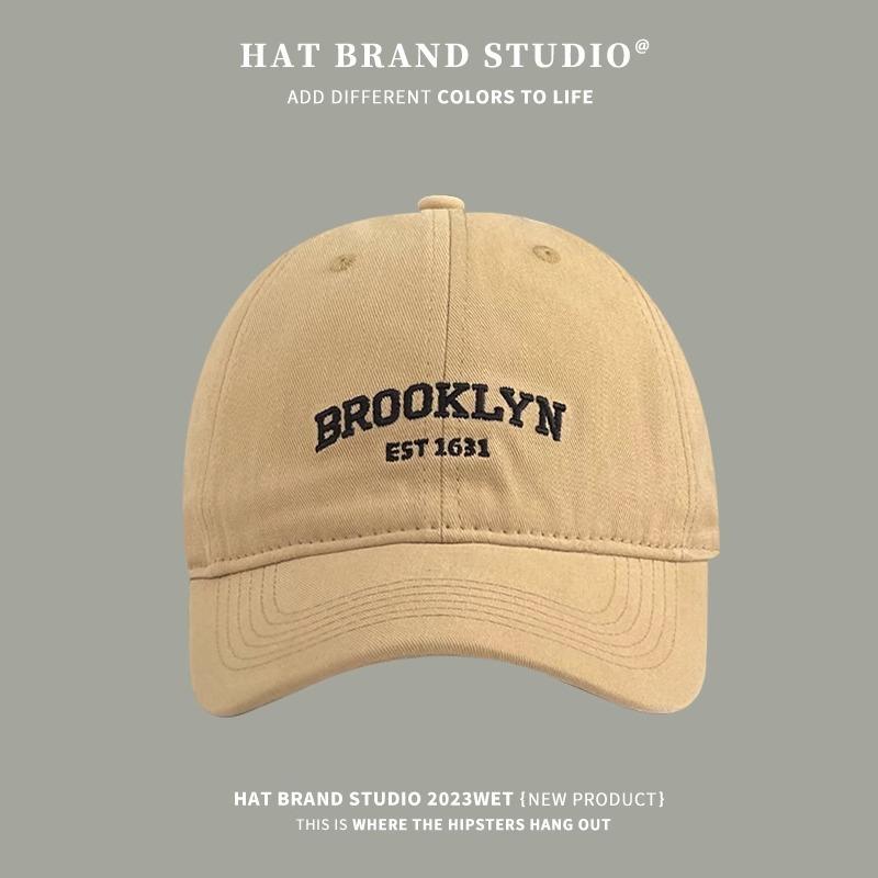 Свободная вышитая бейсболка, углубляющая и расширяющая лицо, шляпа от солнца для женщин