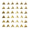 Adhesive Rhinestone Golden Triangle 1cm 36 Pieces