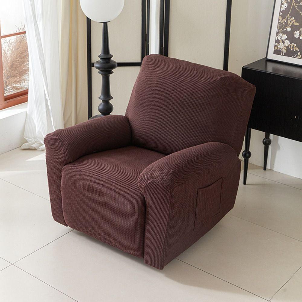 4pcs/set Elastic Recliner Chair Cover Stretch Couch Cover Home Decor Sofa Slipcover Massage Chair