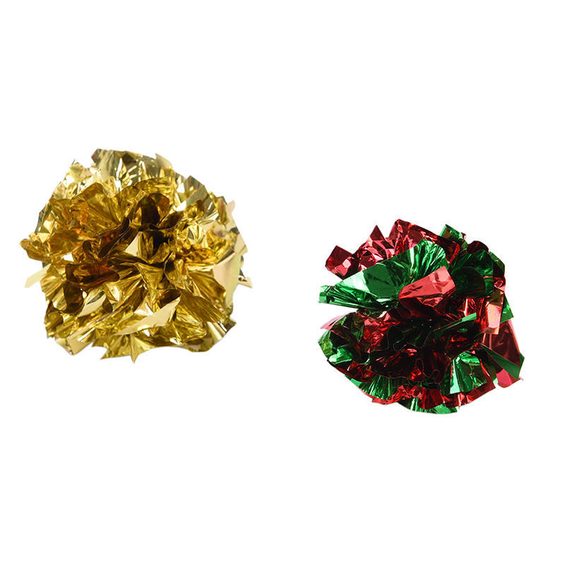 10 шт. Интерактивные звуковые шары Mylar Crinkle Balls для кошек