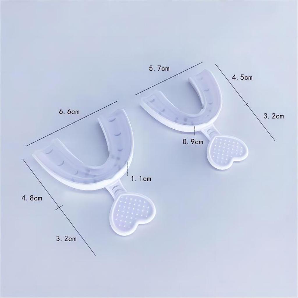 С лотком для рта, набор брекетов из термопластика EVA, ночные антишлифовальные брекеты