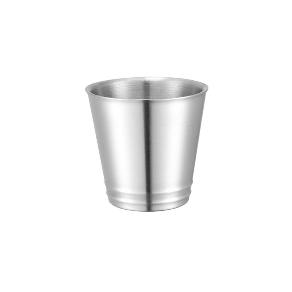 Drinkware Stainless Steel Double Cup Durable Sturdy Drinking Cup Thicked Personalized Tea Cup Water