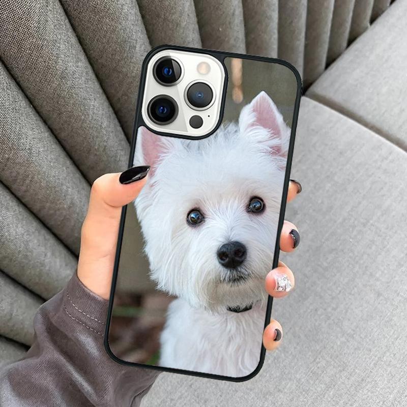 Whippet mum Westie West highland terrier dog Phone Case For iPhone 17 Air 16 16e 15 13 14 Pro Max 11 12 Plus 2022 MAX