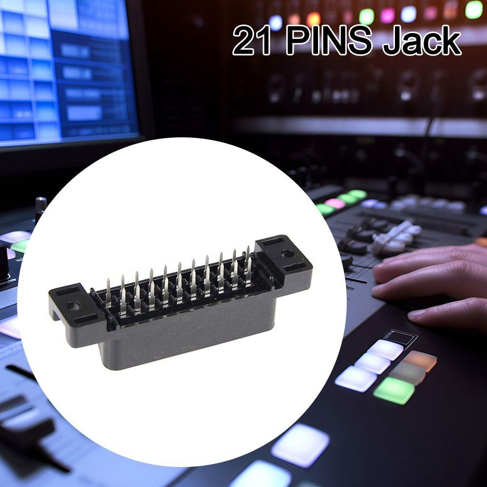 CS Type SCART Socket High quality Female Socket Connector 21 PIN SCART Plug 21 PINS Jack