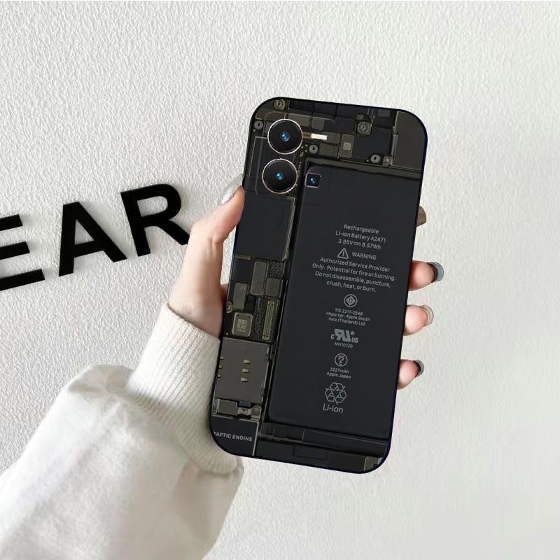 Батарея, материнская плата, чехол для телефона для VIVO V21E V21 V23 V23E V2109 V20 V25e V25 V17 NEO X60 X80Pro X90 X80 Lite Funda