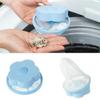 Plum-shaped Washing Machine Hair Remover Cleaning Floating Filter Except Sticky Hair Net Bag Reusable Tool