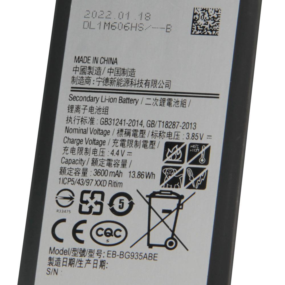 Сменный аккумулятор для Samsung Galaxy S7 Edge SM-G935F G9350 G935FD, оригинальный аккумулятор для телефона EB-BG935ABE EB-BG935ABA