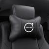 mrjvb7 Leather Car Neck Pillows Auto Interior Seat Rest Headrest Pad For Volvo XC90 V90 V60 XC60 V40 S80 S60 S90 C40 XC40 V70 XC70 C30