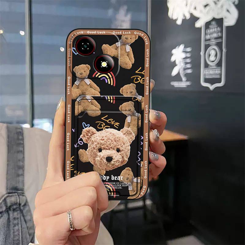 Пылезащитный чехол-накладка на весь корпус для ZTE Blade A35E Мягкий чехол Модный дизайн ТПУ Грязеотталкивающий Ударопрочный Симпатичный