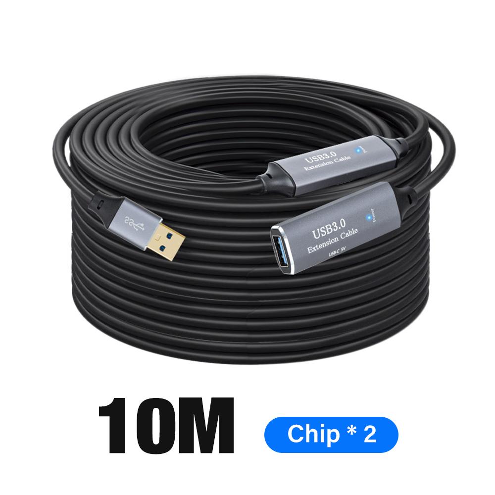Удлинительный кабель USB с усилением сигнала 5/10/15/20 м 30 м USB 3.0 Удлинитель Папа-Мама Активный повторитель Удлинительный шнур