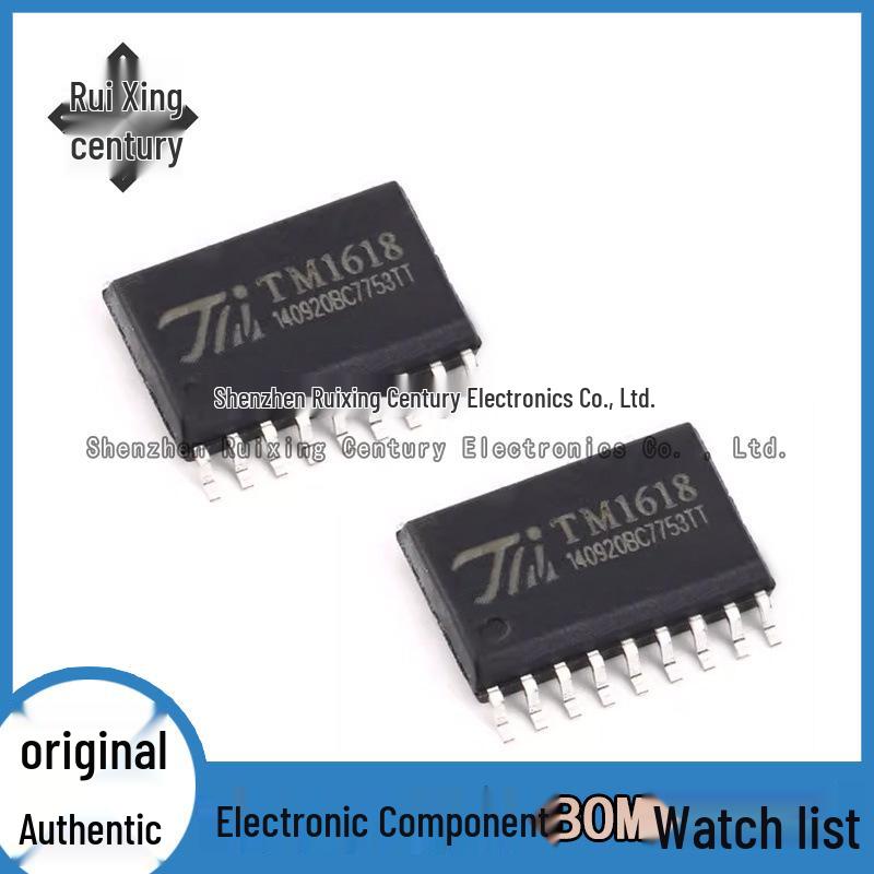 Оригинальный чип драйвера светодиодного дисплея Patch TM1618 SOP-18