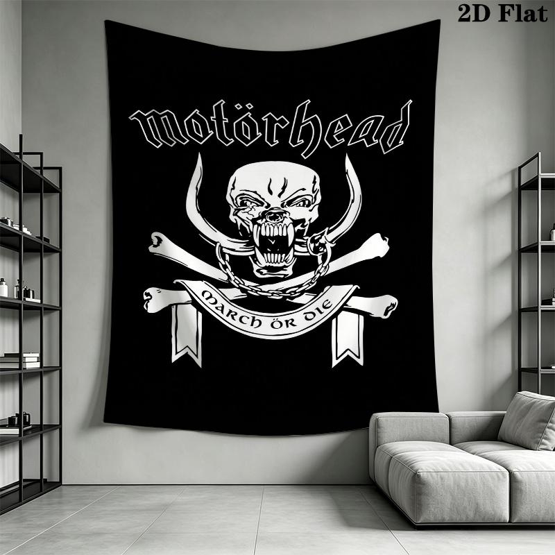 Настенный гобелен Motrhead Эстетичный настенный подвесной тканевый плед с принтом Декоративные гобелены для спальни гостиной Домашний декор