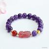 Ximang Ximang Bracelet Strawberry Quartz Pi Xiu Women's National Fashion Nine Off Fire  S4090306