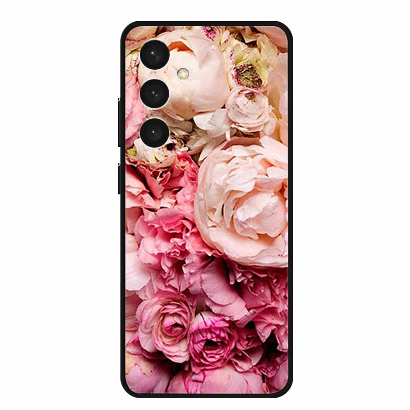For Samsung S24 Plus Phone Case S24Plus Black Silicone Soft Back Cover Case For Samsung Galaxy S24 Plus Case S 24 Plus Funda Bag