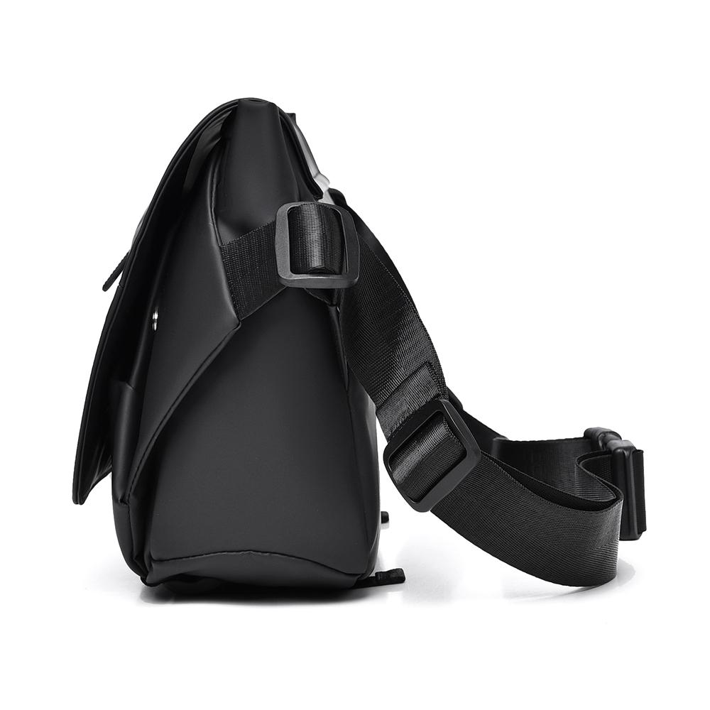 Однотонная мужская плечевая сумка большой вместимости, спортивная сумка через плечо для улицы