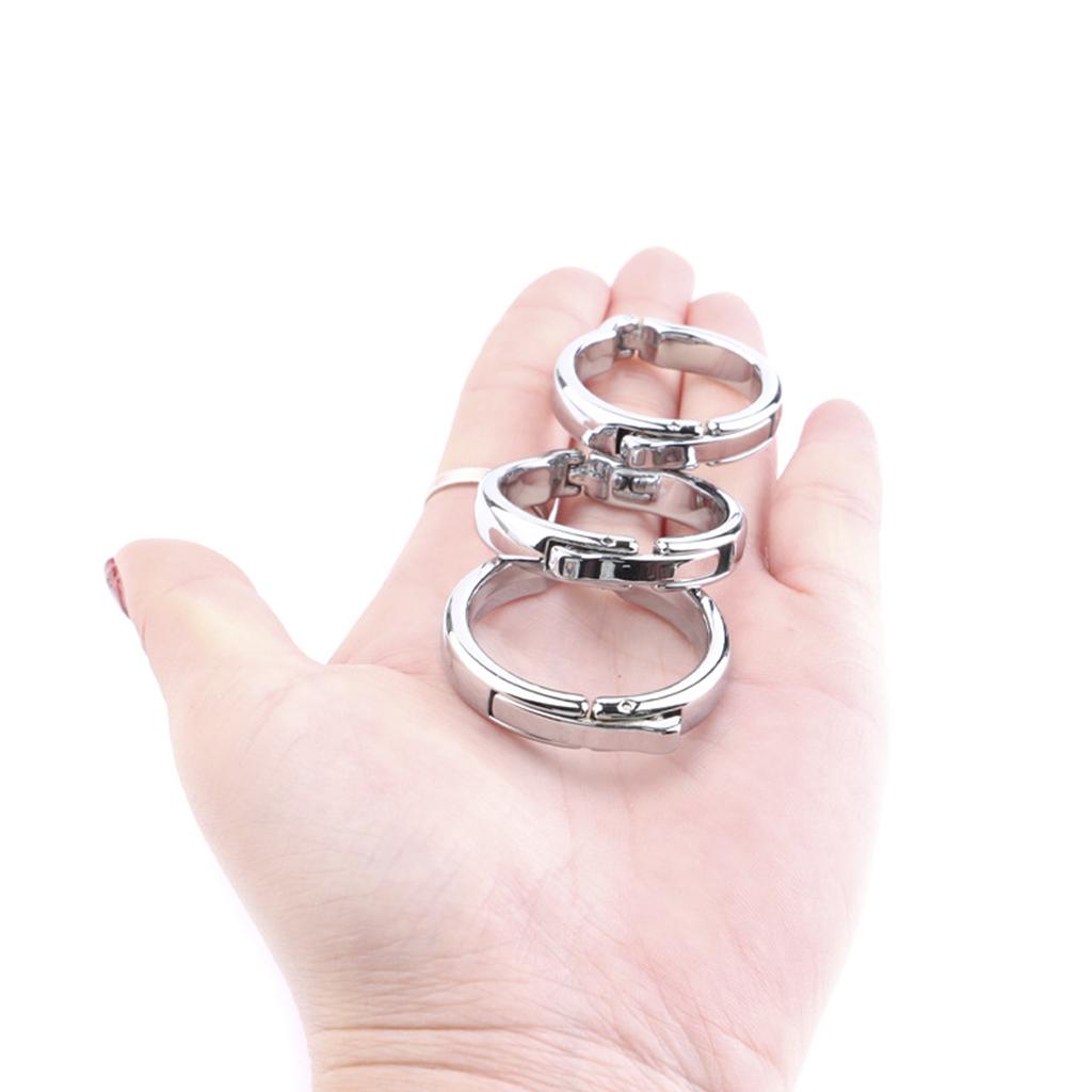 Регулируемый корректор пениса Puntos, легко чистящееся металлическое стопорное кольцо для задержки эякуляции, секс-удовольствия