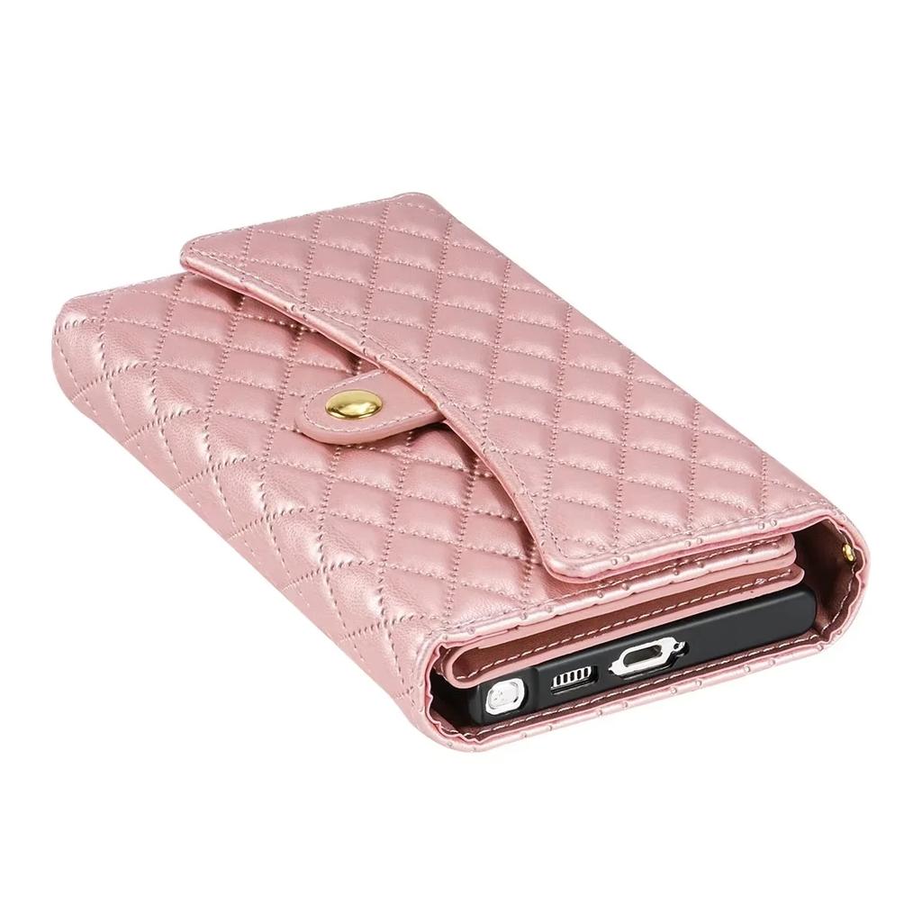 Кожаный чехол-кроссбоди для Samsung Galaxy A16 A36 A56 A06 A15 A25 A35 A55 A14 A24 A34 A54 A13 A23 A33 A53 A05S A04S Чехол-кошелек