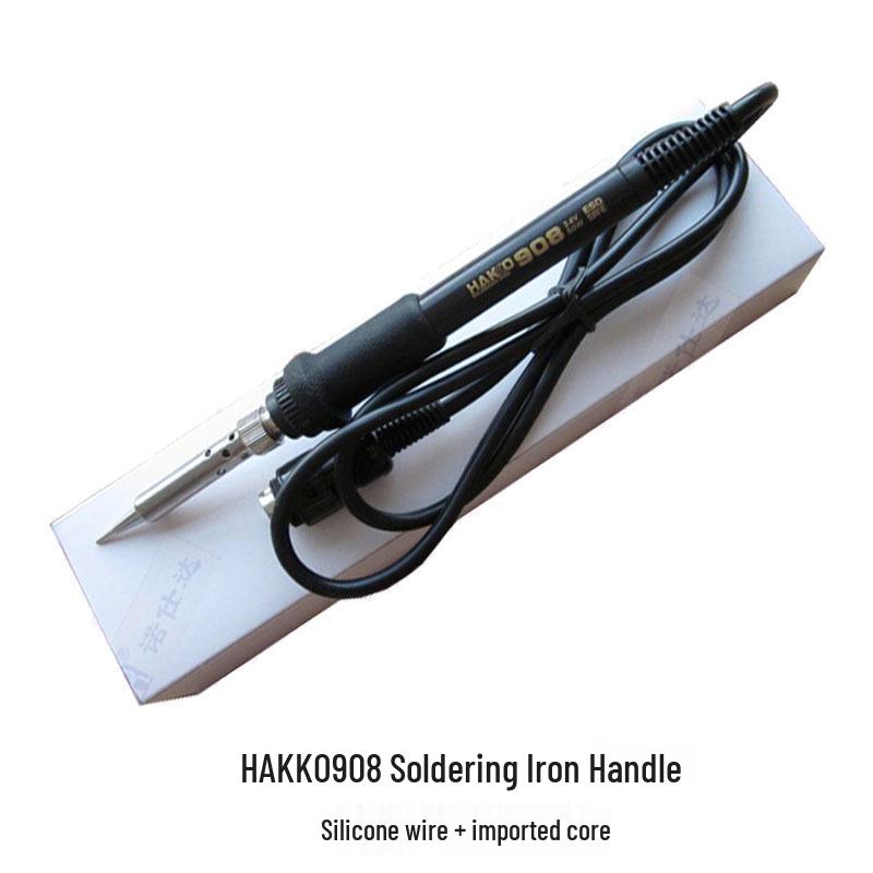Паяльная станция Noshida Hakko 936 с белой подсветкой, ручка для паяльника 907 с силиконовым проводом