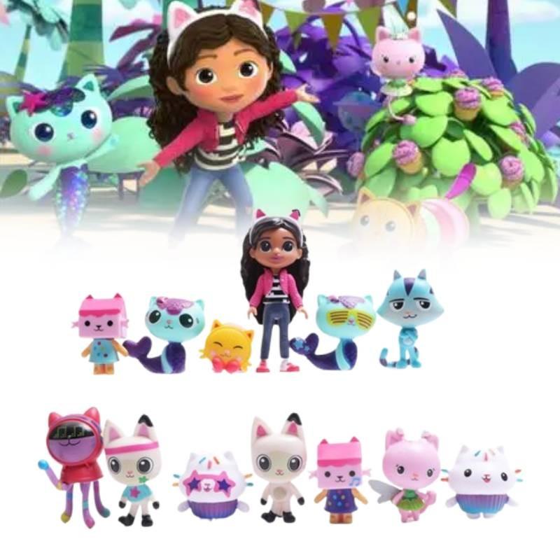 Набор из 13 фигурок «Кукольный домик Габби» для творческой игры и декора