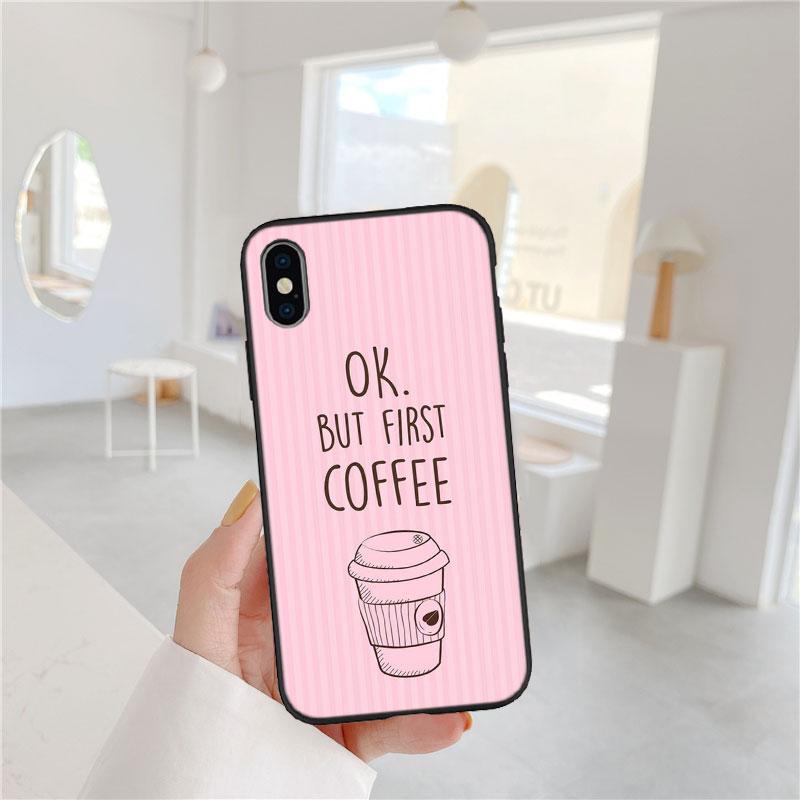 Чехол для телефона PP20 Coffee Time для Samsung Galaxy A11 A12 A13 A15 A52S A53 A55 A56 A70 A71 A72 A73 F06 F16 F56 S10 Plus S10e