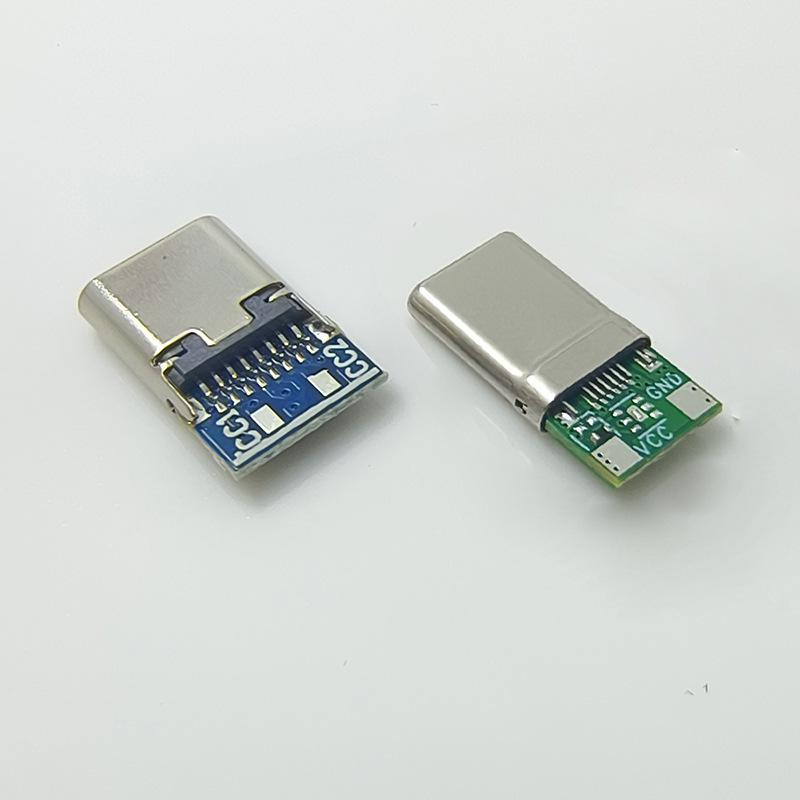 Разъем Type-C 6P Папа/Мама A5B5A6A7 PD Штекер CC1 CC2 Контакты для Быстрой Зарядки и Передачи Данных