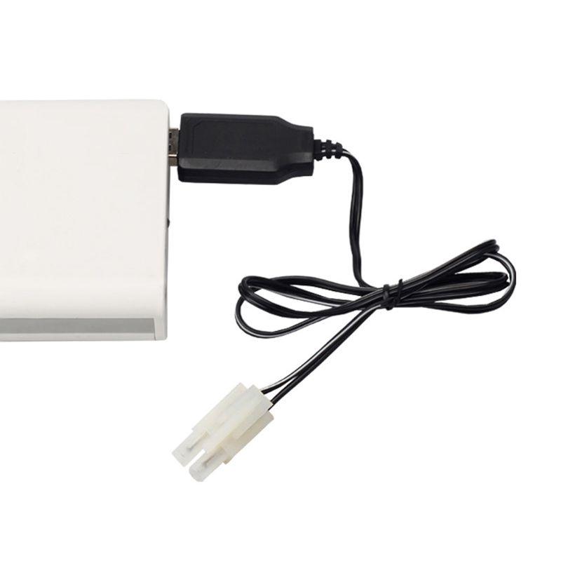 Зарядный кабель Аккумулятор USB Зарядное устройство Ni-Cd Ni-MH аккумуляторы KET-2P Штекерный адаптер 9,6 В 250 мА Выходной игрушечный автомобиль
