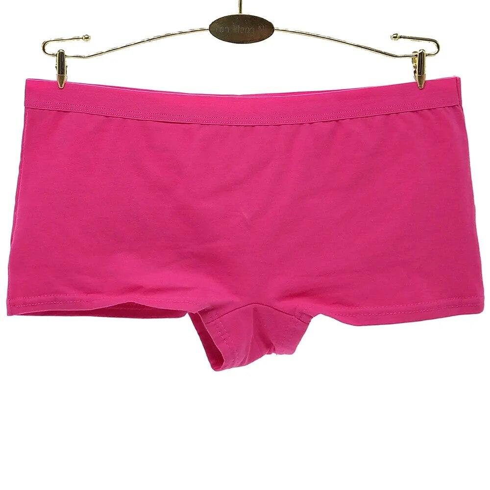 Нижнее белье, женские хлопковые боксеры, шорты, женские трусики, шорты для мальчиков с цветочным принтом, трусики, нижнее белье, интимное белье, 6 шт./лот