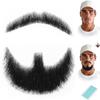 1 комплект, реалистичная искусственная борода, искусственные волосы на лице для развлечений, драматических вечеринок, фильмов