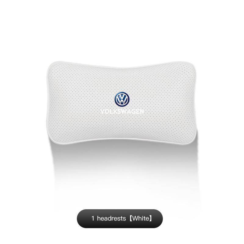 Car Neck Pillow Seat Headrest Automatic Memory Cotton Protective Pad For VW Golf T‑Roc Tiguan Polo Passat T‑Cross Taigo ID.4 Ae8