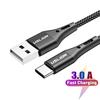 USLION USB Type C Cable 3A Fast Charging USB-C Charger for Xiaomi Mi 9 8 Samsung S10 S9 Oneplus 7 6t 6 Type-C USBC Data Cord