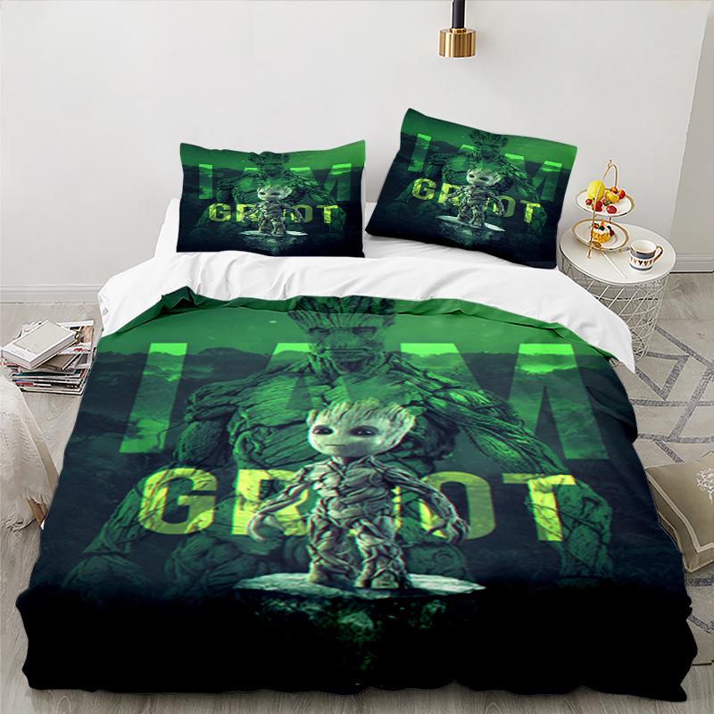 Tree Spirit's Electric Glow 3PCS Bedding set,Ideal for 1pc Duvet Cover And 2pcs Pillowcases Perfect for Fan gift,Ideal for Bedroom, Dormitory