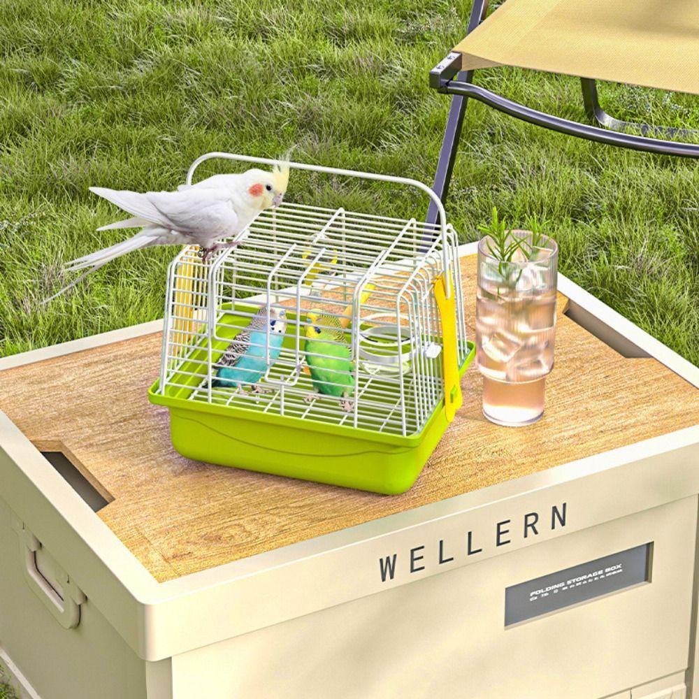 Устойчивая к укусам переноска-клетка для птиц, прочная клетка для путешествий с попугаем для улицы, лагерь