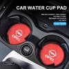 2pcs Car Cup Coaster High Quality Colorful Non Slip Pad Parts for Opel Corsa Astra H G J Insignia Vectra Zafira Meriva  JL4