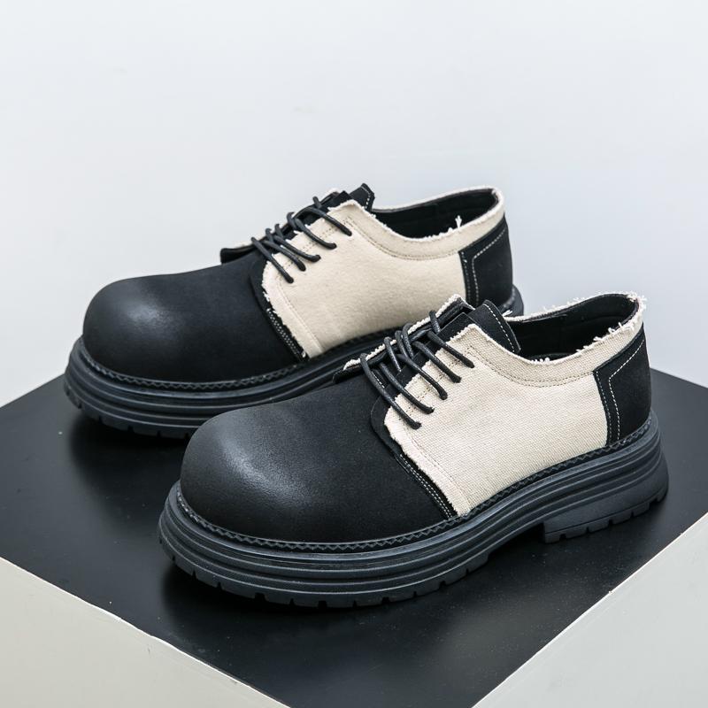 Новые классические туфли дерби мужские повседневные удобные модные с круглым носком кожаные туфли мужские для тренировок на открытом воздухе рабочие туфли размер 38-45