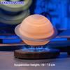 Floating 3D Saturn Levitating 14cm Saturn Light Magnetic Levitation 6in LED Light Desk Lamp Creative Gift Office Home Decor
