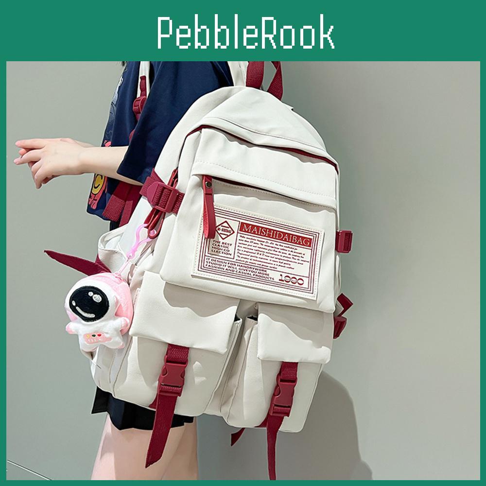 Female The Junior New Schoolbag High School Students Simple Largecapacity Backpack High School Students Waterproof Backpack