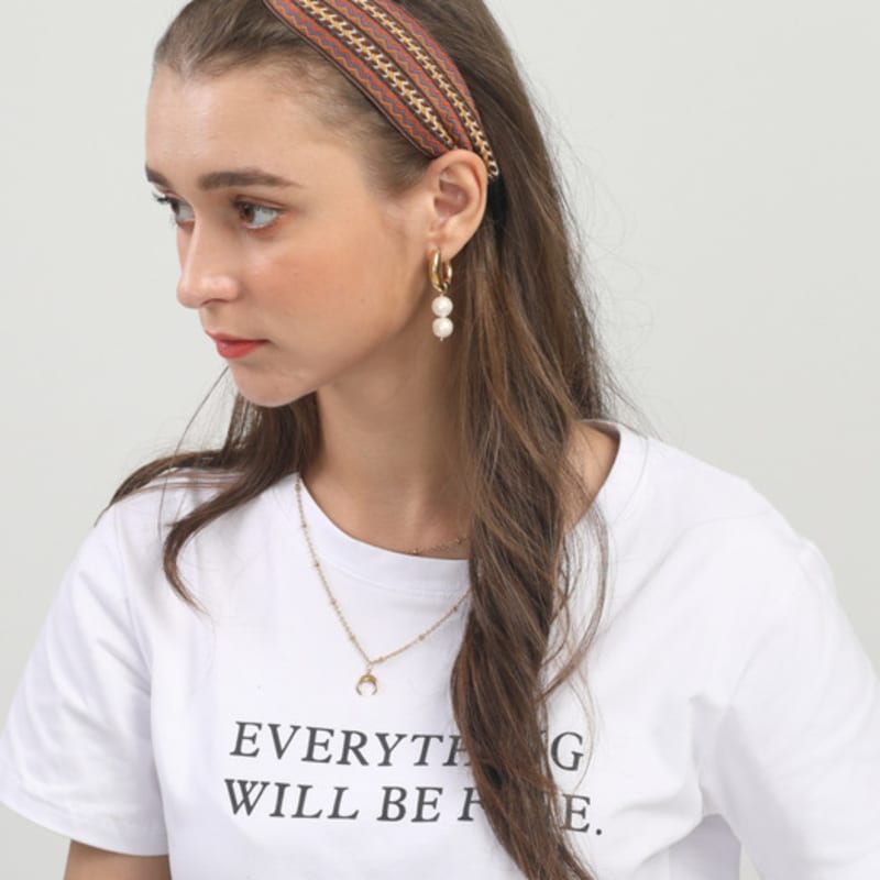 LALA Этническая повязка на голову-КОРИЧНЕВАЯ