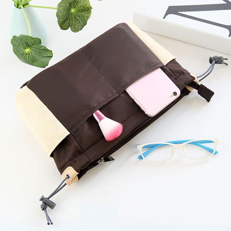 1 шт. Косметический органайзер большой вместимости, прочная косметичка с отделениями 25x8x17см