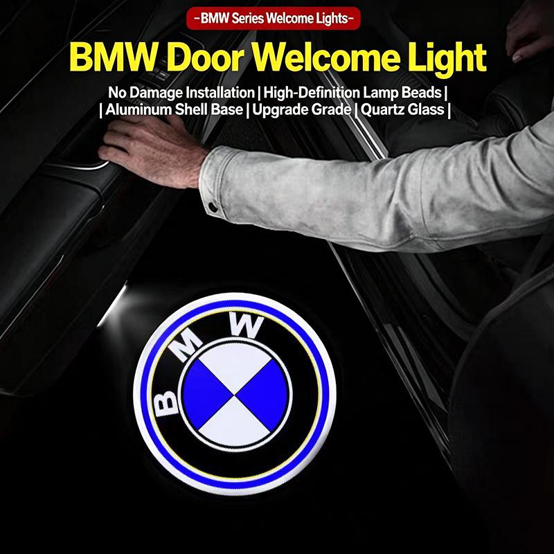 2PCS-LED Car Door logo Projector Lamps Welcome Light For BMW M Emblem E46 E36 E34 F10 E90 F30 E60 F30 E53 E30 E92 E87 X1 X2 X3.