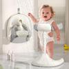 Non-slip Baby Bath Shower Stand Portable Shower Helper Baby Bath Standing Support Adjust Length Folding Standing Toddler Shower