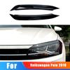 Для Volkswagen Polo MK6 -2024 Автомобильные передние фары Накладка на брови Наружная наклейка Декорация Модификация Аксессуары Авто