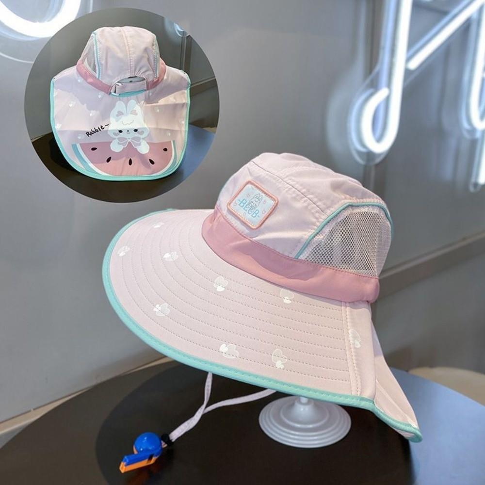 UV Protection Summer Children's Sun Hat Wide-brimmed Fisherman Cap Gifts Beach Sun Cap
