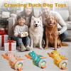 Crawling Duck Dog Toys, Interactive Dancing Duck Toys with Music Sounds & Lights