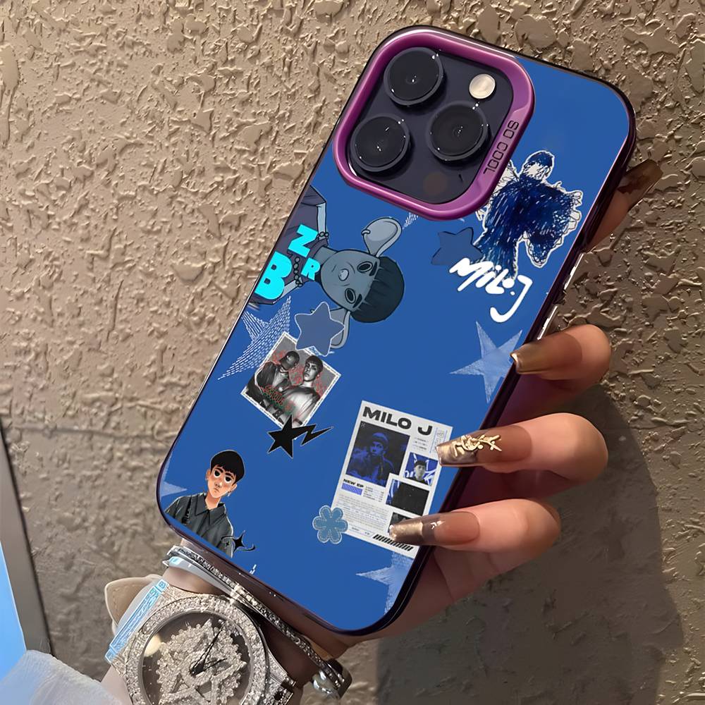 Singer Milo j For Purple Candy Matte Cover iPhone 17,16,15,14,13,12,11,Mini,Pro,E,SE4,XS,MAX