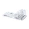 Tidy Standing Drainer Compact Drainer Clear Material for a Clean Look Includes Dish Holder and Tray OT-667-200-0